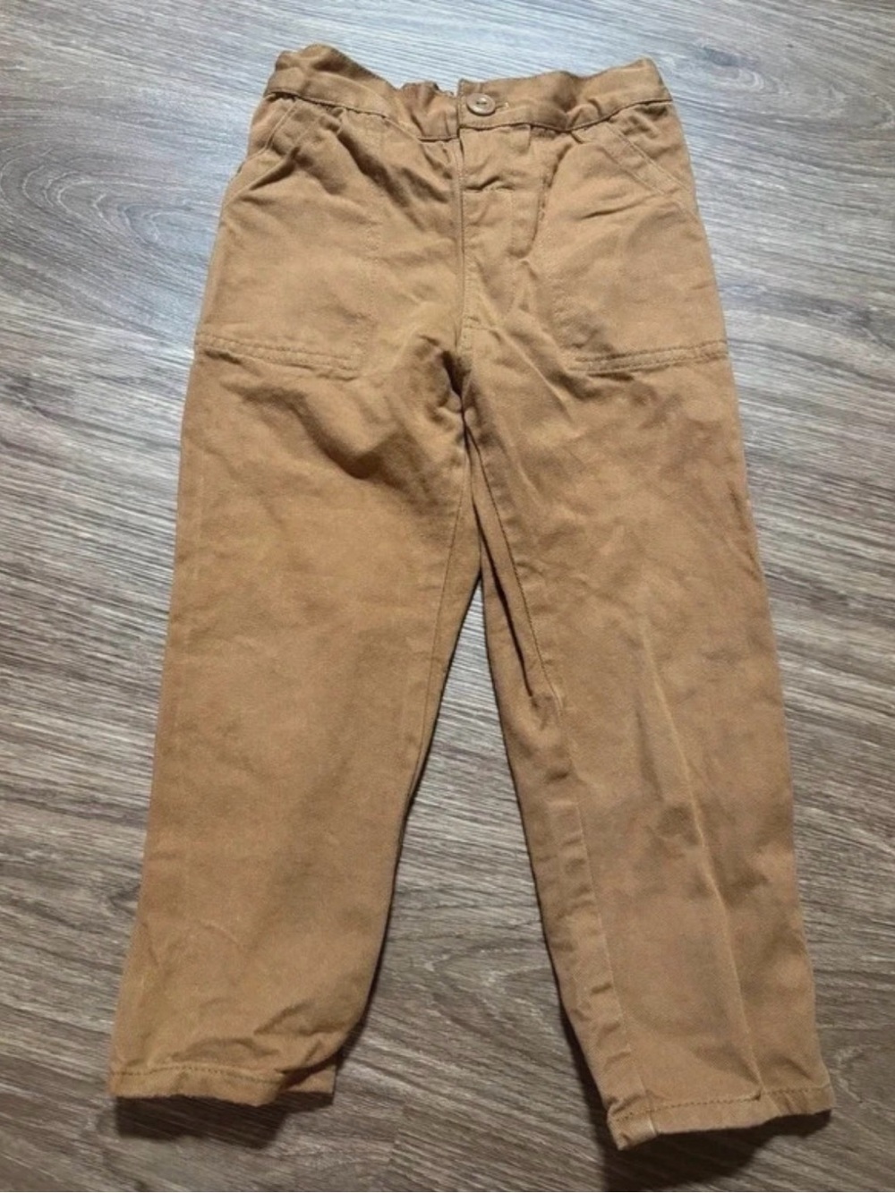 Monty & Co Britain Kids Boys Chino Pants Khaki 4 5